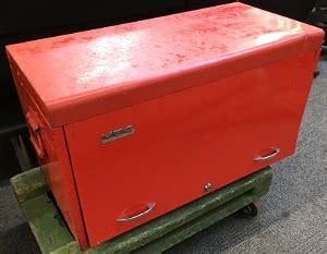 Vintage MBC Tool Box with Tools. 